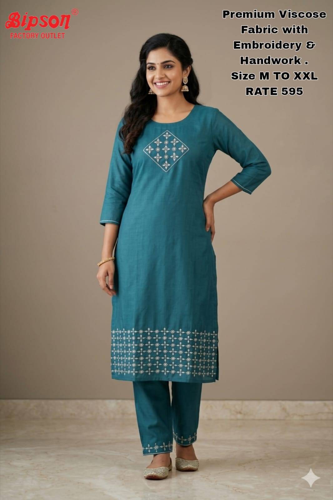 Viscose Collection By Bipson Print Designer Ethnic Wear Collection Viscose Kurtis At Wholesale Price